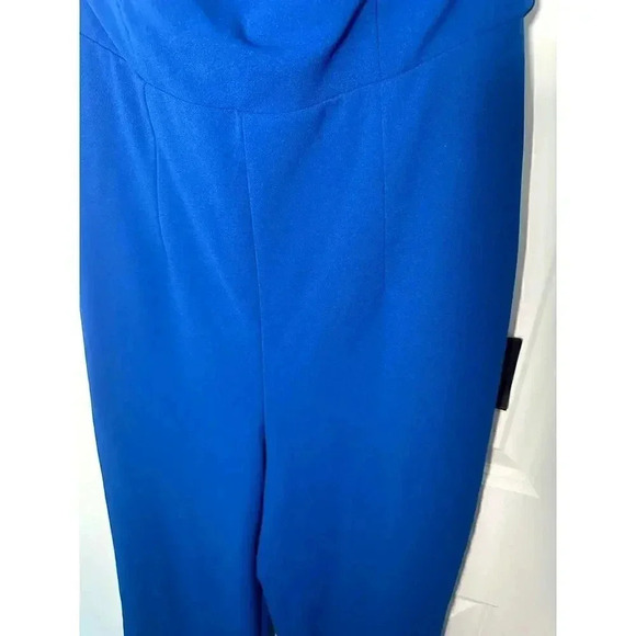 NWT | Lulus | Flaunt It Like That Royal Blue One Shoulder Jumpsuit - Picture 7 of 10